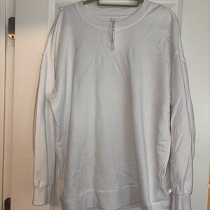 lululemon athletica White Crew Neck Sweater